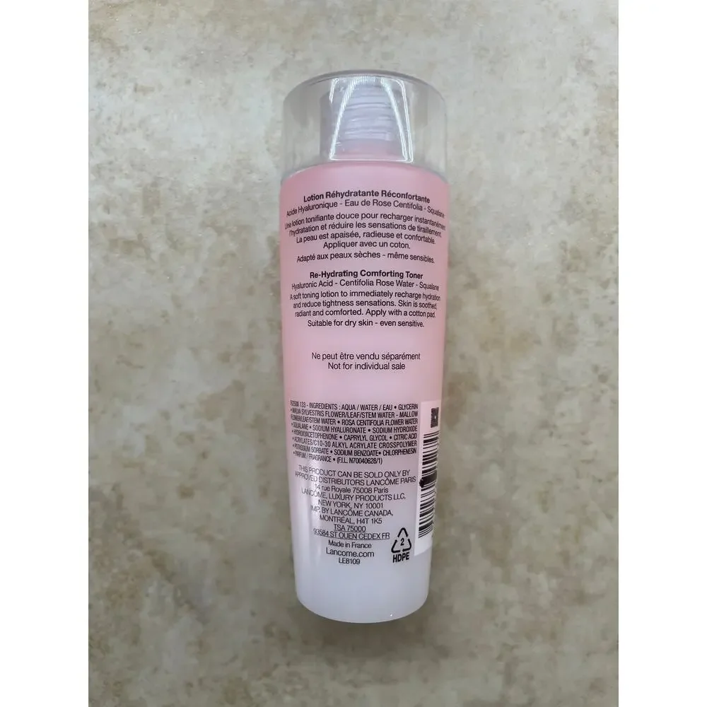 Lancôme Toner Tonique Facial Confort Re-Hydrating Comforting 4.2 oz New Paris